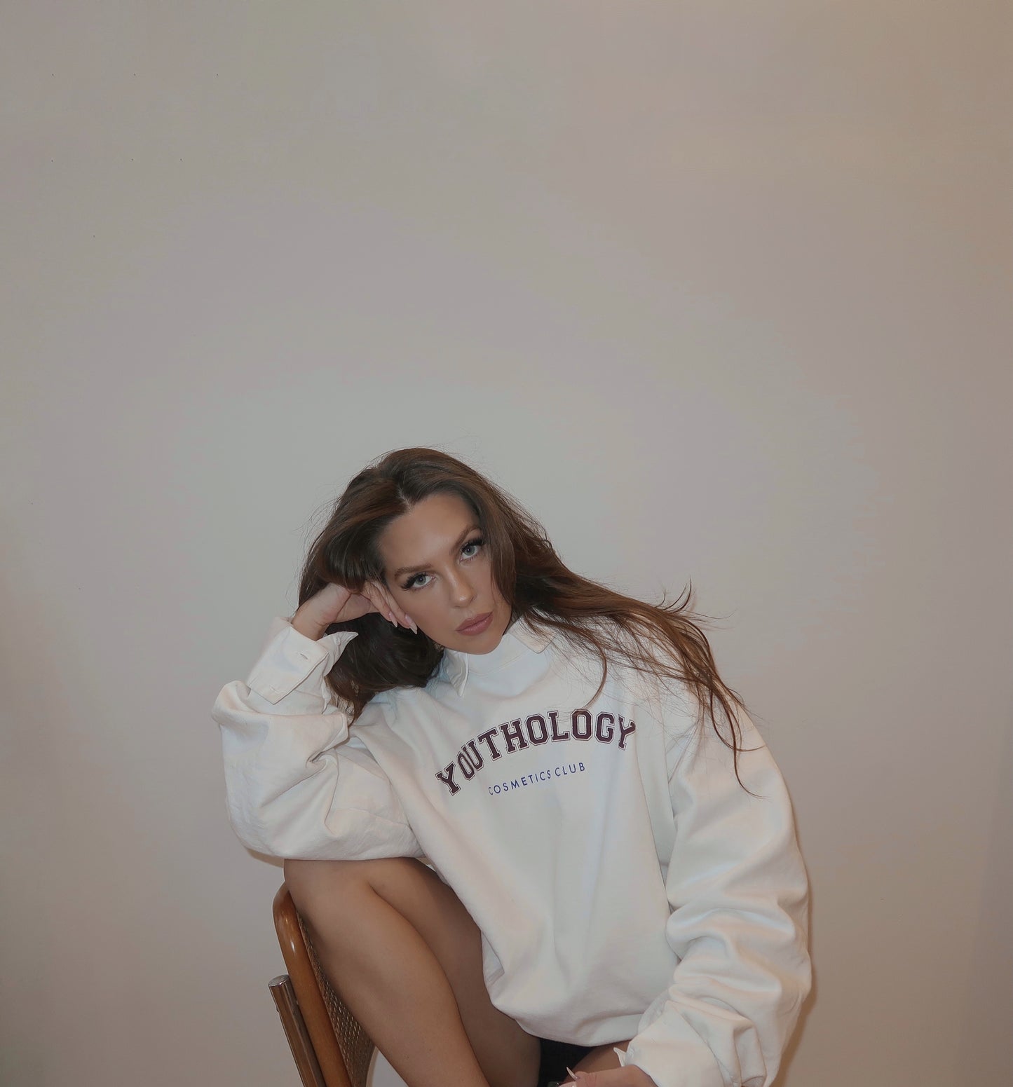 Youthology Cosmetics Club Crew Neck Sweatshirt